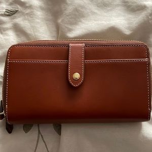Dooney & Bourke Alto Large Double Zip Organizer